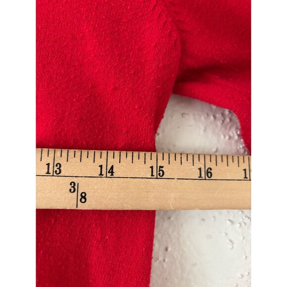 Patagonia Red Organic Cotton Knit Sweater Top - Picture 6 of 9